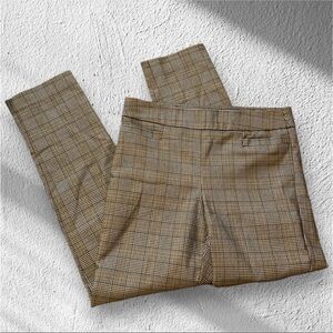 Women's Croft & Barrow Plaid Pull On Pants Size 10